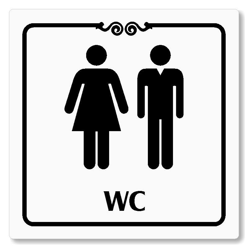 WC společné, 148x148mm, bílá, Texas